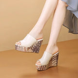 Weaved Wedge Heels - AfterAmour