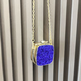 Hot Pink Glitter Square Clutch - AfterAmour