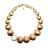 Beaded Coin Pearl Choker - AfterAmour