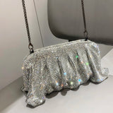 Rhinestone Curtain Handbag