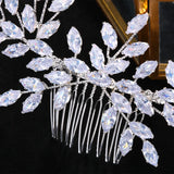 Elegant Crystal Comb Tiara - AfterAmour