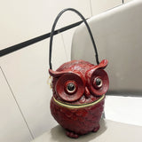 Owl-Shaped Handbag
