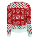 Women's Christmas Snowflake Knit Sweater