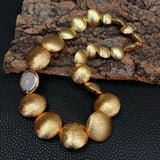 Beaded Coin Pearl Choker - AfterAmour