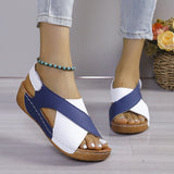 Cross-Band Summer Sandals - AfterAmour