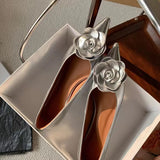 Rose Flower High Heels - AfterAmour