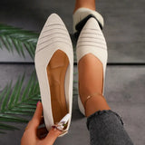 Pointed Knitted Flats