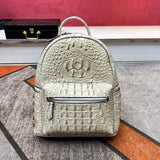 Crocodile Leather Backpack