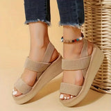 Ankle Strap Sling back Wedges - AfterAmour