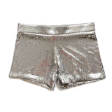High Waist Glitter Shorts - AfterAmour