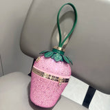Crystal Berry Luxe Strawberry Bag - AfterAmour