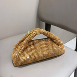 Crystal Rhinestone Triangle Handbag