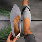 Pointed Knitted Flats