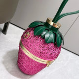 Crystal Berry Luxe Strawberry Bag - AfterAmour