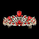 Teardrop Stone Accented Princess Tiara