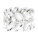 Marquise Stone Cluster Stretch Evening Bracelet