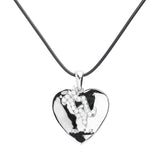 Aquarius - Zodiac Heart Layered Pendant Necklace