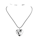 Aquarius - Zodiac Heart Layered Pendant Necklace