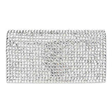 Bling Studded Evening Clutch Crossbody Bag