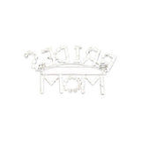 Brides Mom Rhinestone Pin Brooch