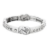 Love Message Stretch Bracelet