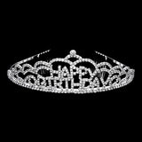 Crystal Rhinestone Happy Birthday Party Tiara