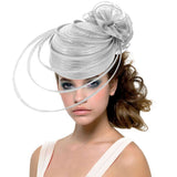 Women's Fabric Pointed Elastic String Dressy Hat