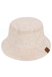 C.C Women's Terry Cloth Bucket Hat