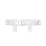Happy Birthday Rhinestone Pave Party Tiara
