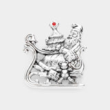 Metal Santa Claus Pin Brooch Pendant