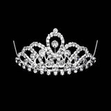 Mini Crystal Rhinestone Pave Princess Tiara