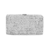 Studded Bling Rectangle Evening Clutch Crossbody Bag