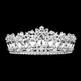 Teardrop Stone Accented Crown Tiara