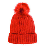 Soft Cozy Cable Knit Pom Pom Beanie Hat