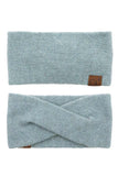 C.C Soft Recycled Fine Yarn Cuff Headwrap Earmuffs