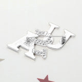 Women's Stone Paved Enamel USA Pin Brooch 4th of July
