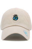 LOVE EARTH COTTON BASEBALL CAP