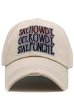SAY HOWDY Vintage BaseCap