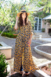 Sunflower Dressing Gown in Gold