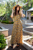 Sunflower Dressing Gown in Gold