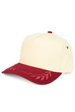 C.C Captain Oak Leaves Embroidered Trucker Cap