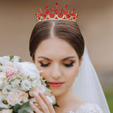 Teardrop Marquise Stone Cluster Embellished Princess Tiara