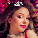 "16" Crystal Rhinestone Mini Tiara