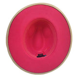 Belt Band Pointed Fedora Hat