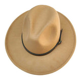 Belt Band Pointed Fedora Hat