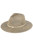 C.C Hard Shaped Panama Hat