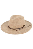 C.C Women's String Trim Band Panama Sun Hat