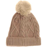 Kids Matching Fur C.C Pom