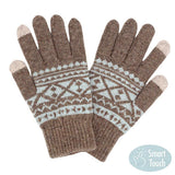 Knit Aztec Smart Gloves