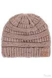 C.C Confetti Cable Knit Beanie